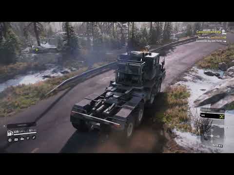 Snow Runner PC gameplay part-63 | new map | Scandinavia| #pcgaming | #gameplay