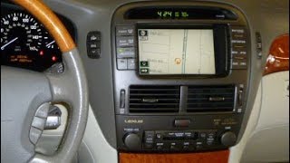 How to Remove Radio / Display from Lexus LS430 2004 for Repair.
