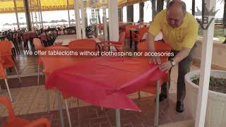 ANTI-WIND TABLECLOTH (WITHOUT CLIPS OR ACCESSORIES) | SALUTEX