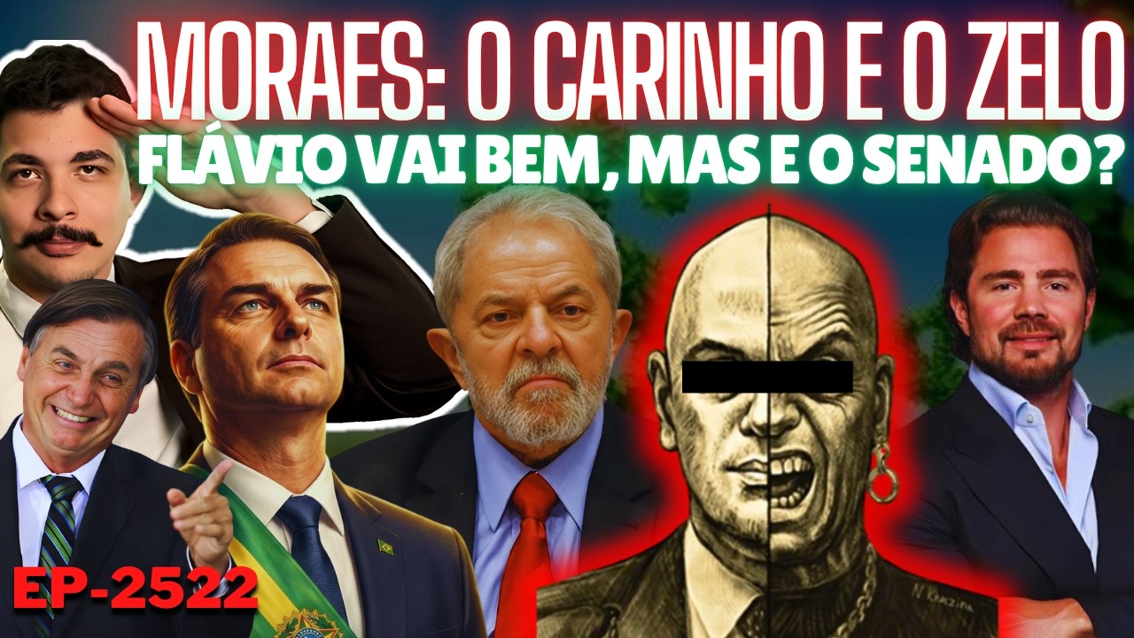 Moraes: O CARINHO e ZELO de Vorcaro. GLOBO Pede IMPEACHMENT + Flávio Vai BEM, mas e o Senado?
