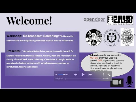 Re-broadcast Screening 7th Generation Native Pulse with Dr Michael Yellow Bird