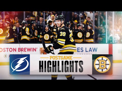 CONDENSED GAME: Boston Bruins vs. Tampa Bay Lightning - 10/13/2025