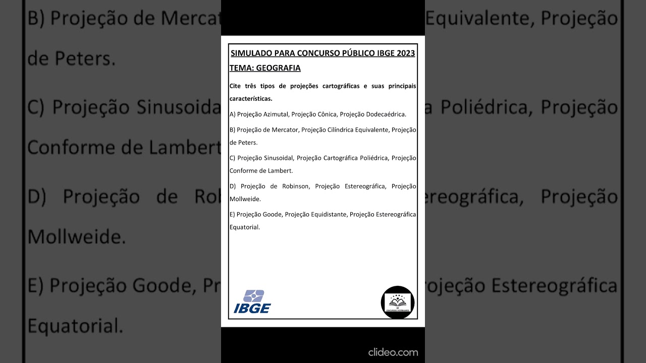 Simulado IBGE 2023 - Conhecimentos Específicos
