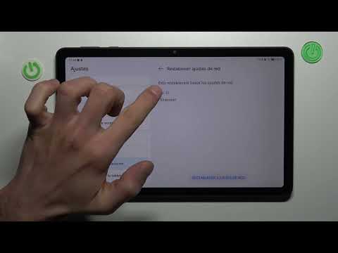 Como restablecer ajustes de red en Huawei MatePad SE