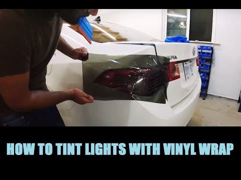 How to Tint Tail Lights Using Vinyl Wrap Film