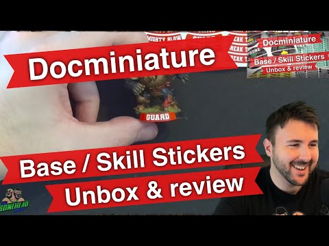 Fantasy Football Sticker Sets Unbox & Review  | Docminiature (Bonehead Podcast)