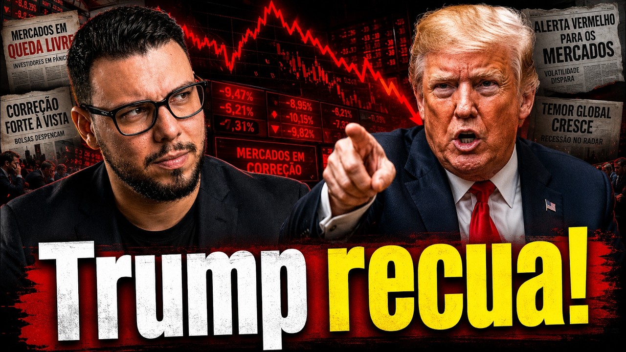 TRUMP RECUA: SE PREPARE FALTAM 24H PARA A VOLATILIDADE!