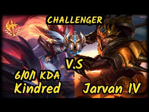 VIT.B Skeanz (KINDRED) vs JARVAN IV - 6/0/1 KDA JUNGLE CHALLENGER GAMEPLAY - EUW