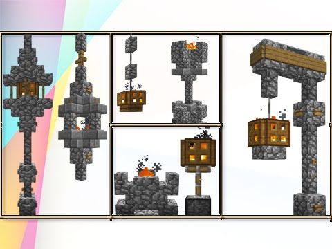 Minecraft: Build Tips & Tricks Using Fire Lighting!