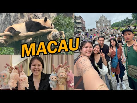 FAMILY ASIA TRIP 2025: Macau! | Giant Panda Pavilion, Lord Stow's Egg Tarts, Macanese Food, Popmart
