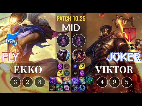 AF Fly Ekko vs SB joker Viktor Mid - KR Patch 10.25