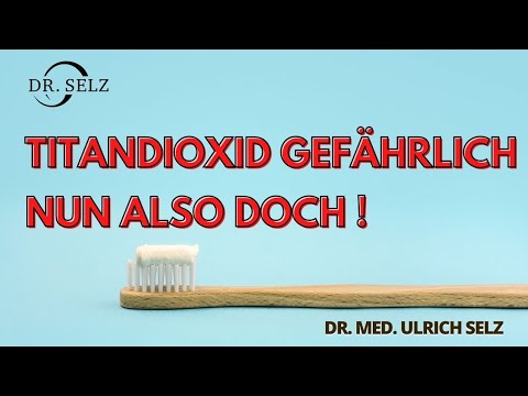 Titandioxid gefährlich - nun also doch! (Zusatzstoff E171)