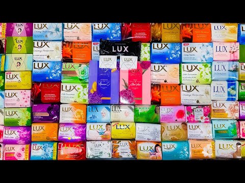 Opening 100 Lux Soaps 🤍 Multiples: ASMR Unboxing Unpacking Opening 💕 Relax Sleep Study White Noise