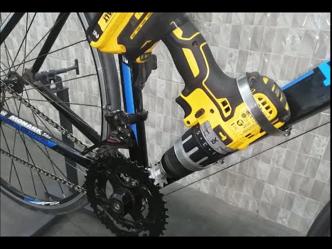 how to install a drill on a bicycle
