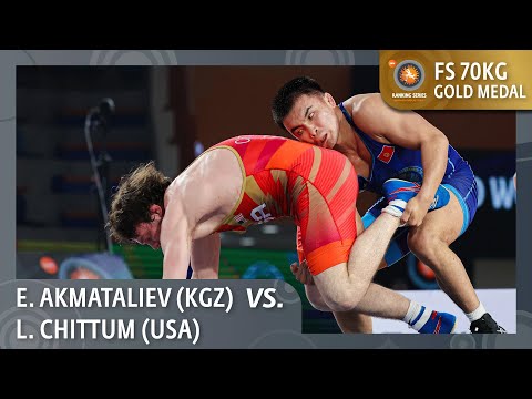 Gold Medal • FS 70Kg • Lucas Dakota CHITTUM (USA) vs. Ernazar AKMATALIEV (KGZ)