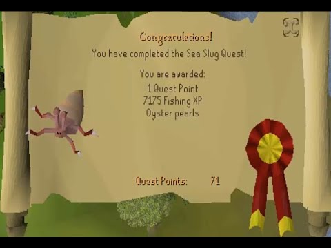 Old School Runescape 2020  sea slug quest guide