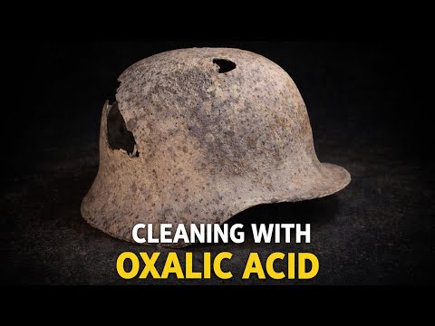 Restoration of a WW2 Era Steel Helmet | Chemical Rust Removal