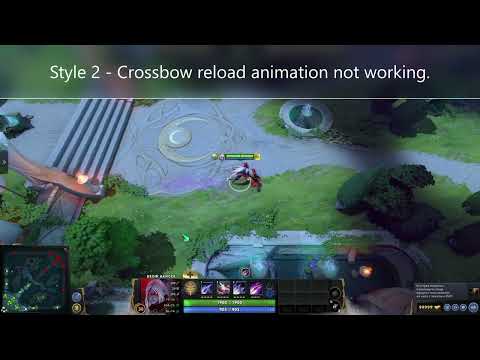 Dota 2 [BUG] Drow Ranger Arcana(style 2)+Motion animations.