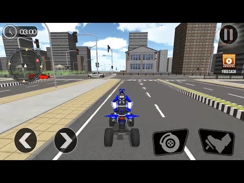 Modern City ATV Taxi Sim Quad bike Simulator 2018 Android Gameplay