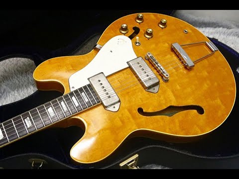 Rare Vintage 1970's made Epiphone Casino Blue Label w/Original HC Made in Japan image 26
