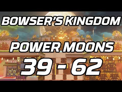 [Super Mario Odyssey] Bowser Kingdom Post Game Power Moons 39 - 62 Guide
