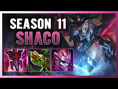 SHACO SUPPORT WITH THE NEW SEASON 11 FULL AP BUILD!