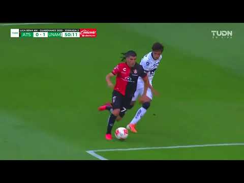 Gol Malcorra | Atlas 1 - 1 Pumas | Liga MX - Guardianes 2020 - Jornada 2 | LIGA BBVA MX