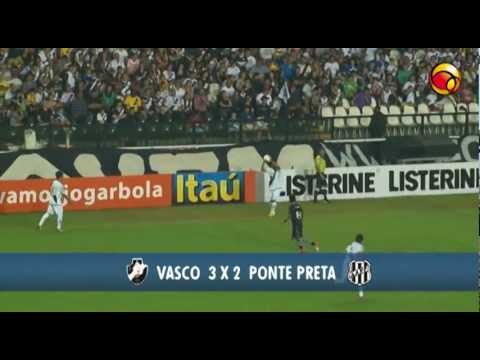 ► Gols de Vasco 3 x 2 Ponte Preta - 30/06/2012 - Campeonato Brasileiro