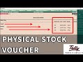 Physical Stock Voucher Feature In Tally ERP 9 With Example Tally Tutorial In Hindi