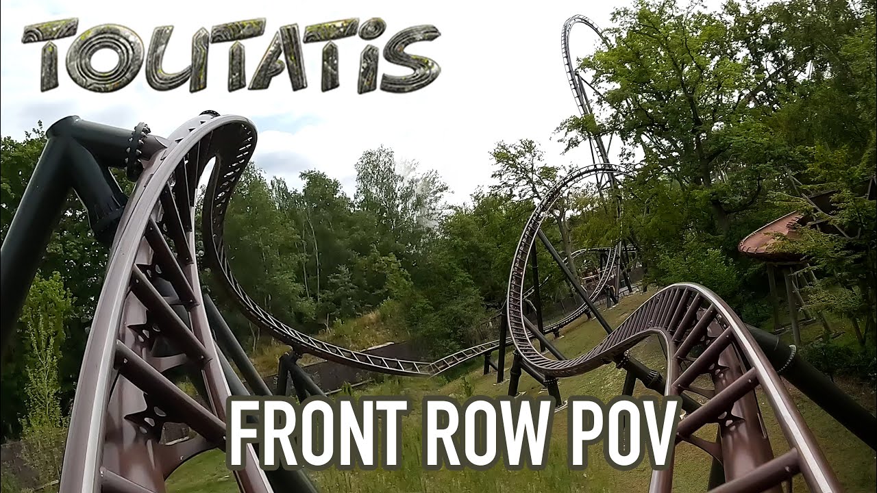 Toutatis Front Row POV Parc Astérix Intamin Multi-Launch Coaster