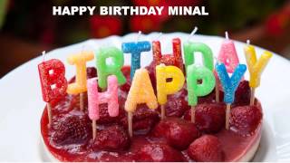 Minal Birthday song - Cakes  - Happy Birthday MINA
