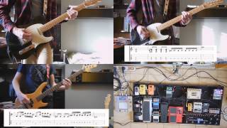 Jack White - Lazaretto guitar and bass cover with tabs, solo and effects