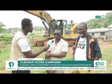 Clean Up Accra Continues in Ga South with Major Drain Desilting Exercise | Channel One News