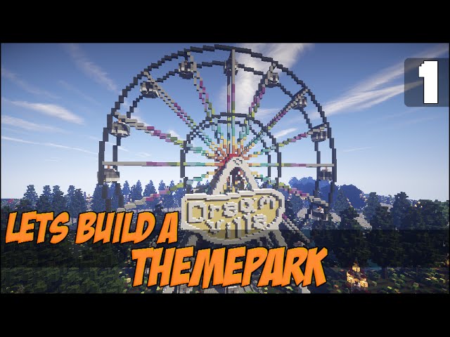 How To Make A Themepark In Minecraft - Update 1 Minecraft Map