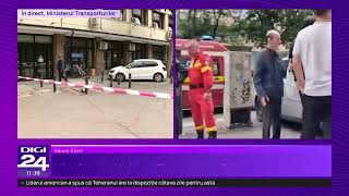 Un lift a căzut în gol la Ministerul Transporturilor. Cablurile, schimbate miercuri