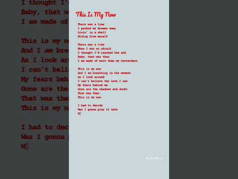This Is My Now - Jordin Sparks