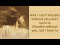 BREATHE - Taylor Swift (Taylor’s Version) (Lyrics)