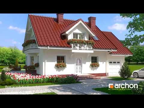 Dom w rododendronach 6 ver. 2 - Wirtualny spacer po wnętrzu I ARCHON+ Projekty Domów