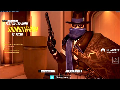 GALE TOP 500 MCCREE - POTG! [ OVERWATCH SEASON 25 TOP 500 ]