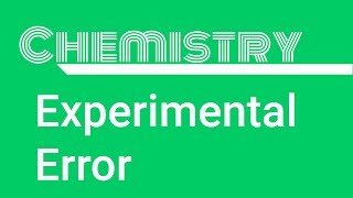 How to calculate experimental error