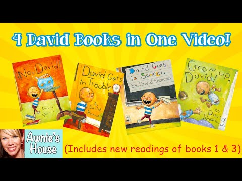 📚 Kids Book Read Aloud: 4 DAVID SHANNON BOOKS (including new readings for 2 of the 4 books)