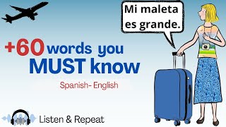 Learn Spanish for Travel | Essential Airport Vocabulary Every Traveler Must Know | Beginner's Guide