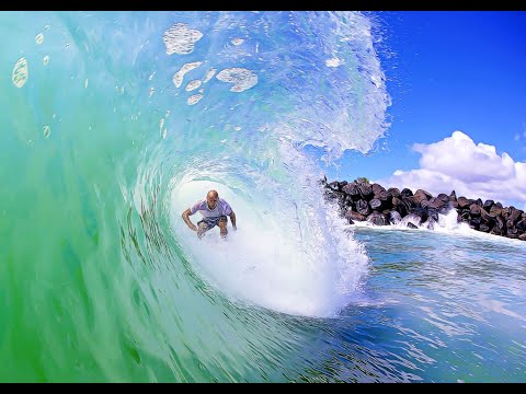 Kelly Slater barrelled at Off The Wall D'Bar...