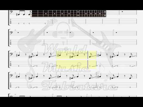 Elastica   2 1 BASS GUITAR TAB