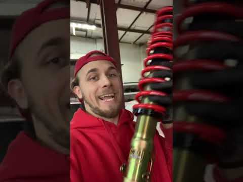 Rear suspension upgrade VW Jetta mk2 #shorts