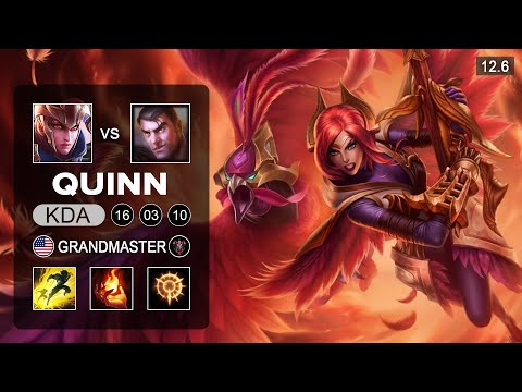 Quinn vs Jayce Top - NA Grandmaster - Patch 12.6 Season 12