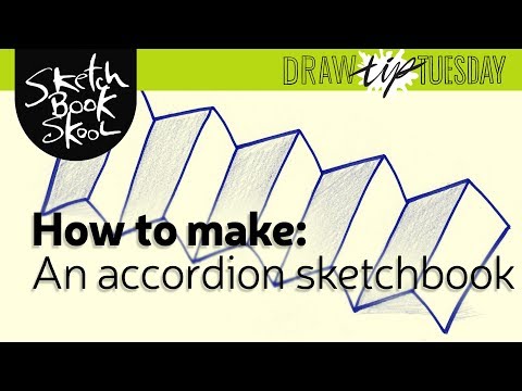 Draw Tip Tuesday - The accordion sketchbook