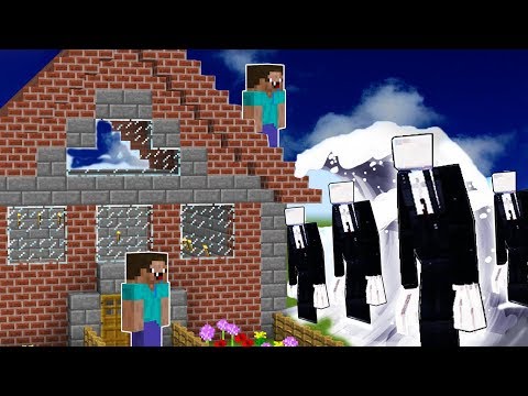 NOOB, SLENDERMAN SALGINI KARŞI GELİYOR - Minecraft #1