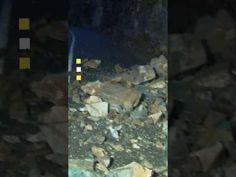 Deslizamiento de rocas afecta ruta de Atacama