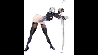 ２B描く「雑談ゆっくりお絵描き配信」chiharu